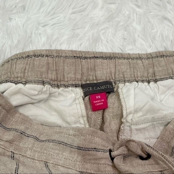 VINCE CAMUTO Light Stone Stripe Linen Pant XS - Picture 15 of 16